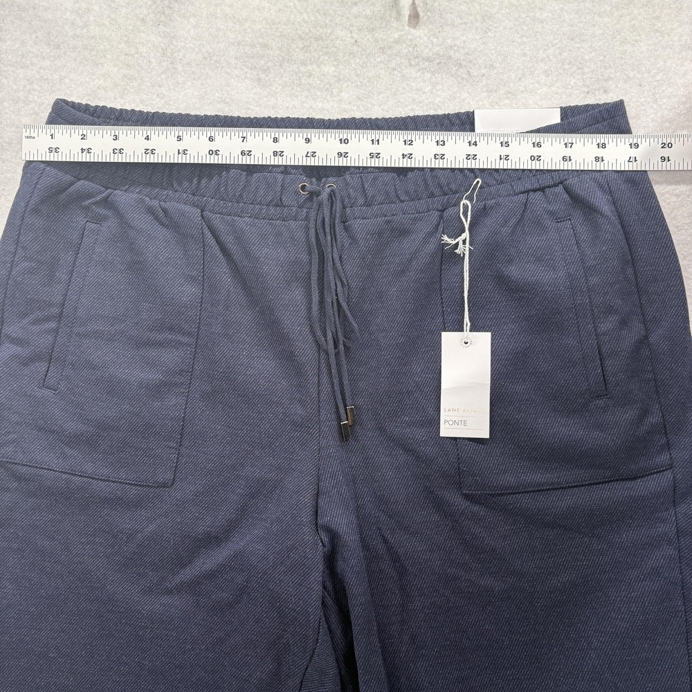 Lane Bryant Ankle Pants Womens 14/16 Blue Knit Pull On Stretch Casual Jogger NWT - Picture 7 of 12